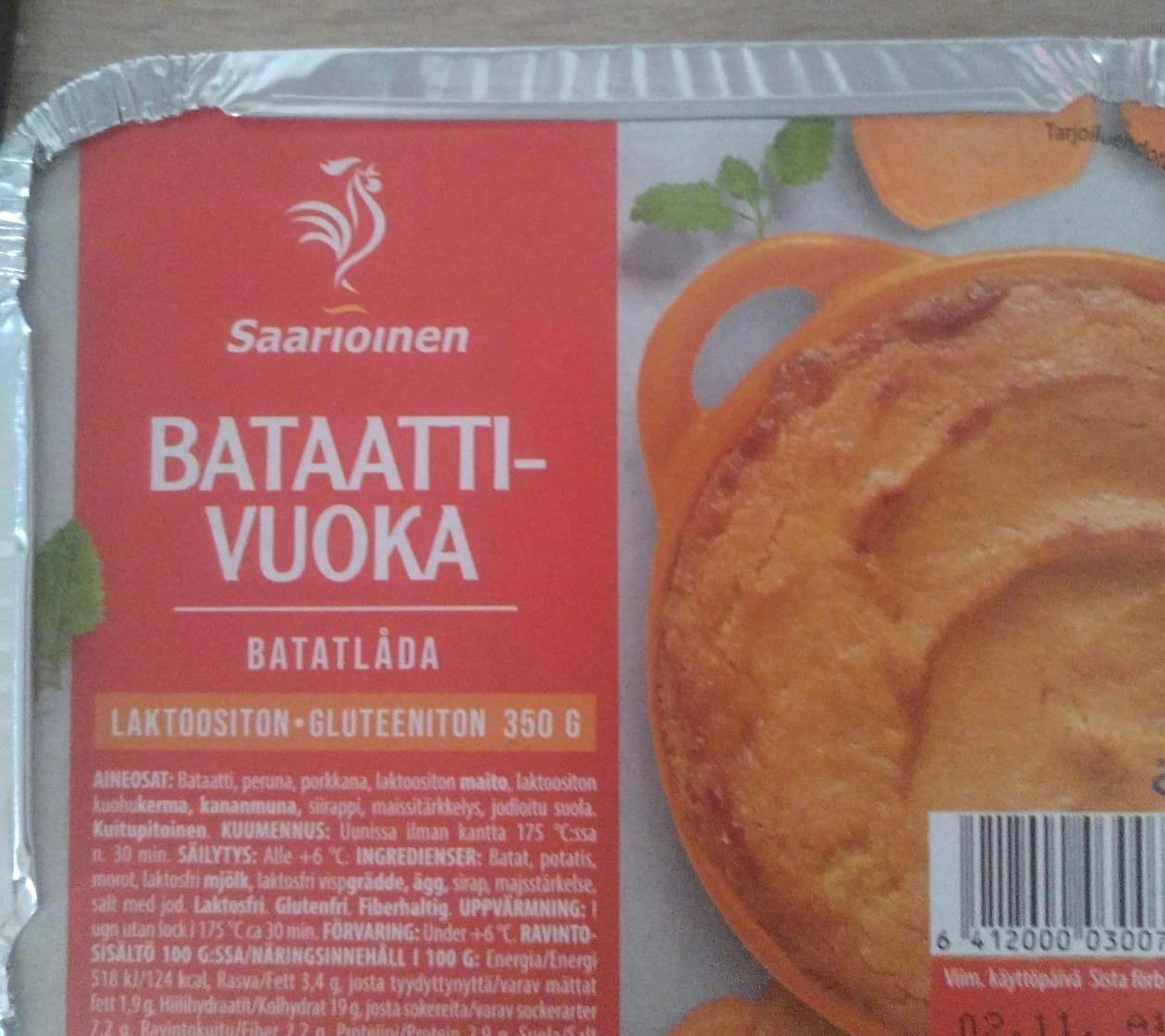 Фото - Запіканка з солодкої картоплі Bataatti Vuoka Saarioinen