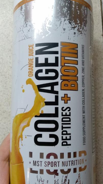 Фото - Рідкий коллаген orange juice Collagen peptides+boitin MST sport nutrition