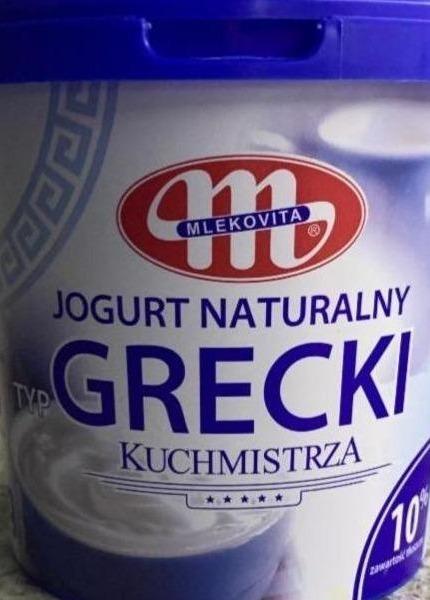 Фото - Йогурт натуральний Грецький 10% Mlekovita