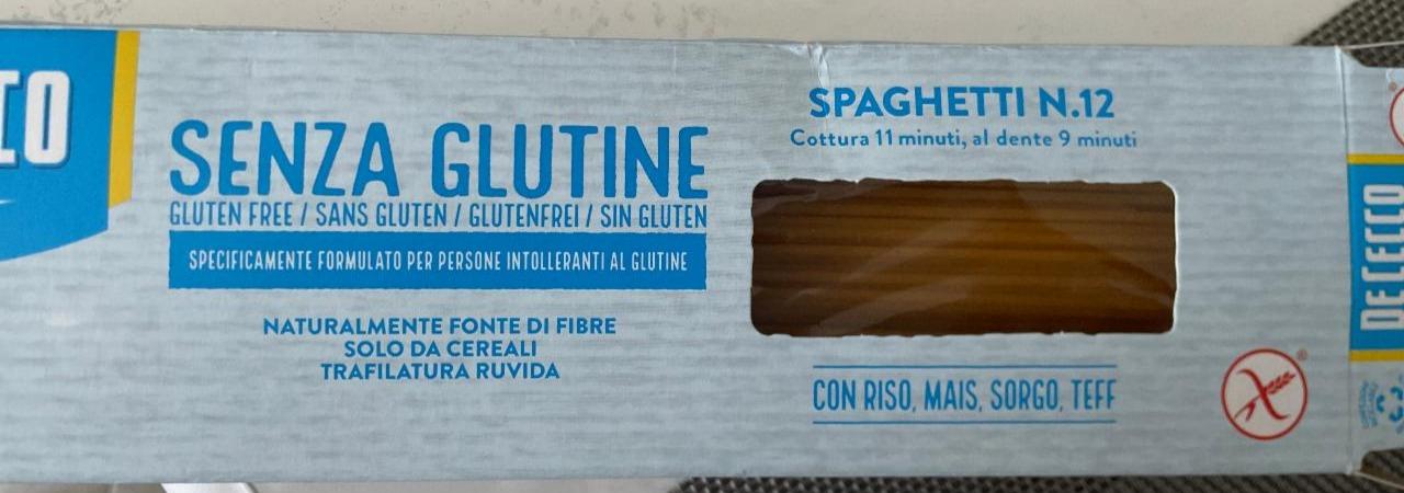 Фото - Spaghetti N.12 senza glutine De Cecco