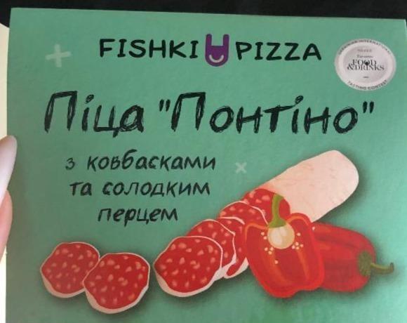 Фото - Піца з ковбасками та солодким перцем Понтіно Fishki Pizza