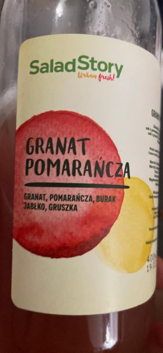 Фото - Сік гранатово-апельсиновий Granat Pomarancza Salad Story
