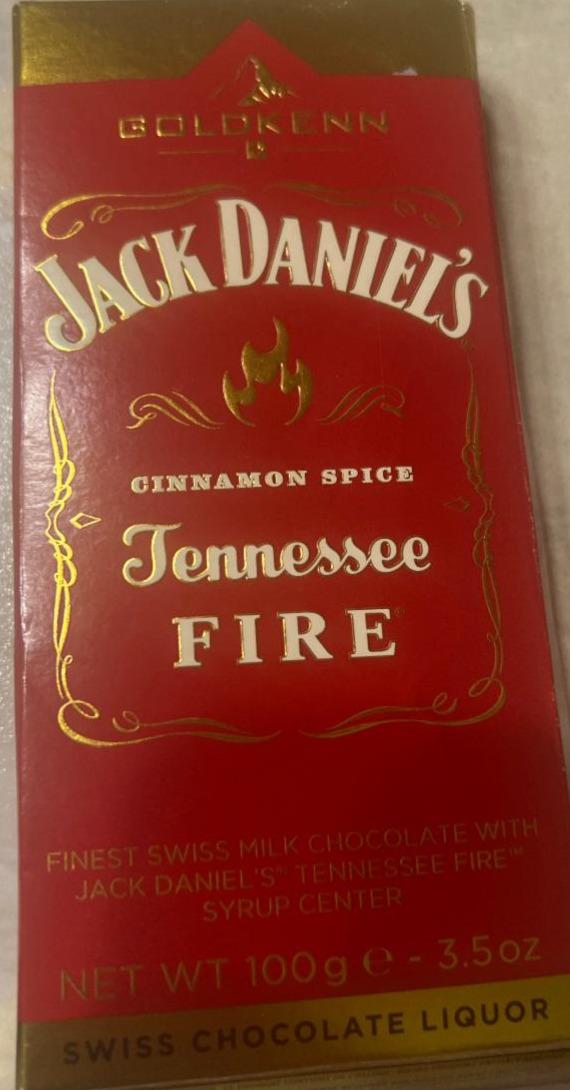 Фото - Jack Daniel's Fire Liqueur Chocolate Bar Goldkenn