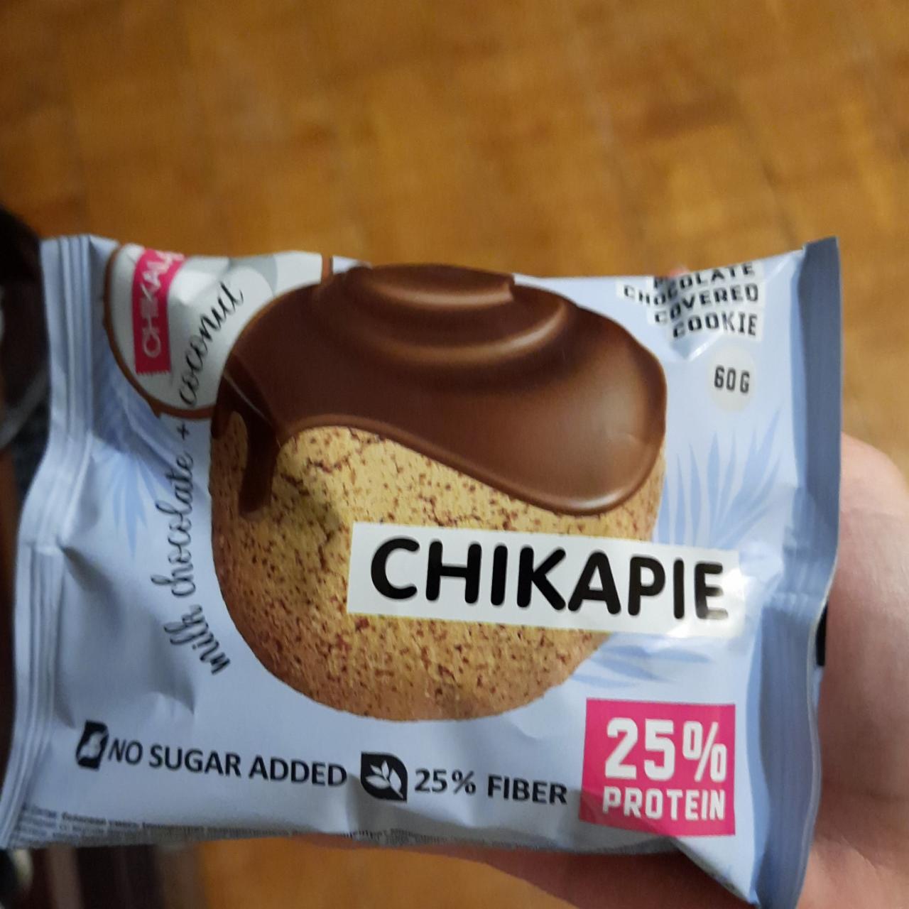 Фото - Печиво протеїнове зі смаком кокосу Chikapie Chikalab