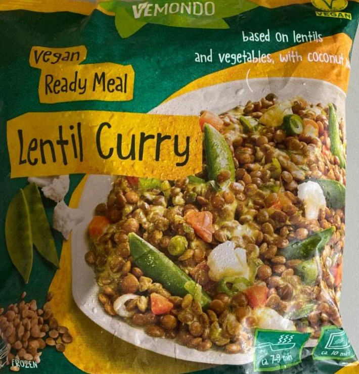 Фото - Vegan Ready Meal Lentil Curry Vemondo