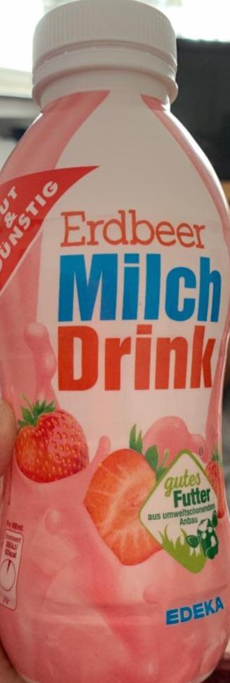 Фото - Erdbeer milch drink EDEKA