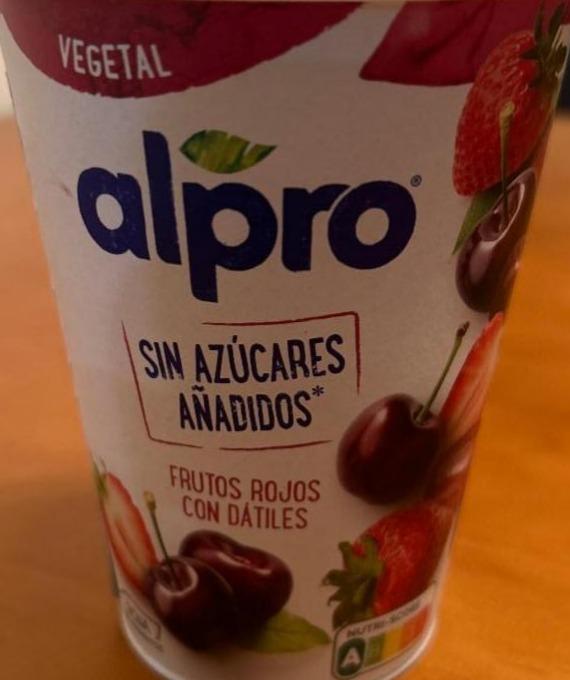 Фото - Йогурт з червоними фруктами Alpro