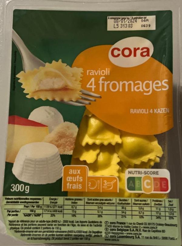 Фото - Ravioli 4 fromages Cora