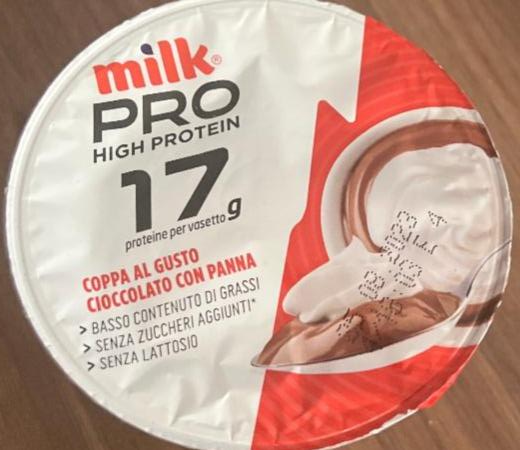 Фото - Milk Pro High Protein 17g Čokoládový pohár se smetanou High protein