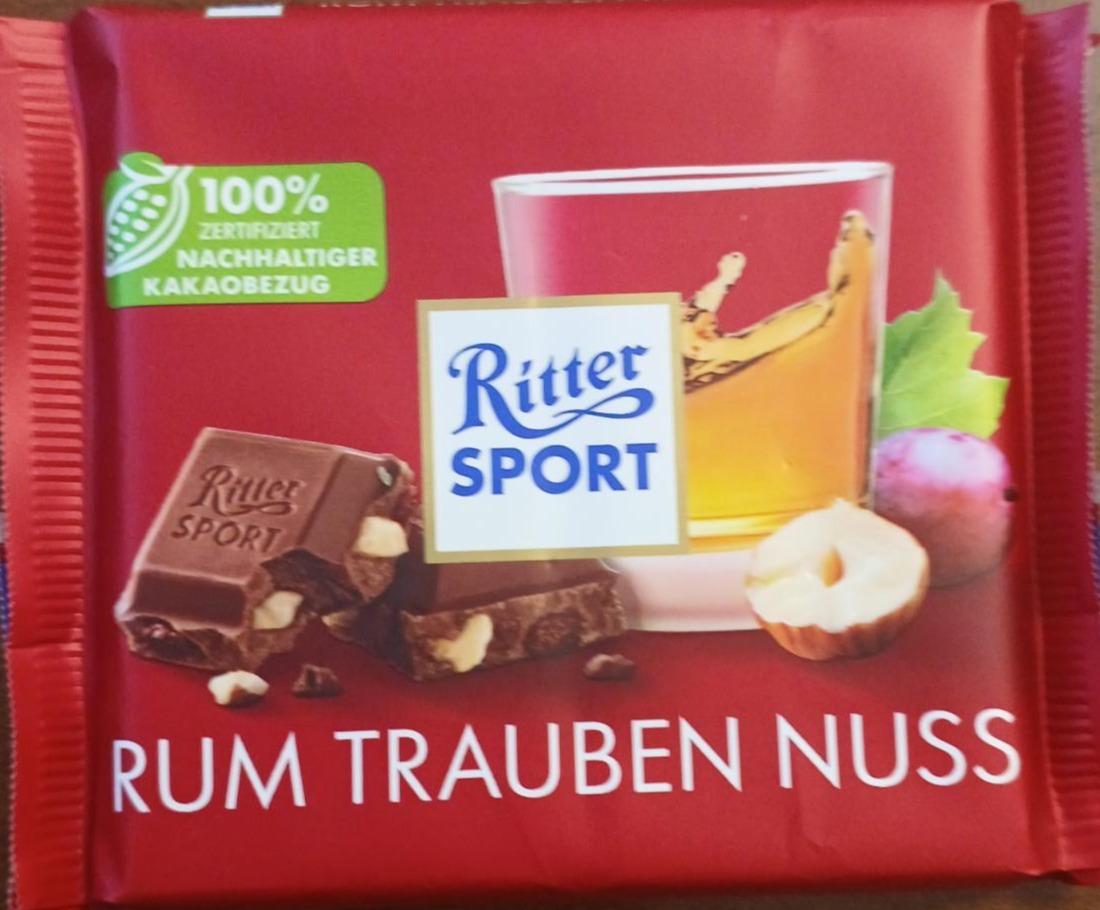 Фото - Шоколад ізюм та фундук Rum Trauben Nuss Ritter Sport