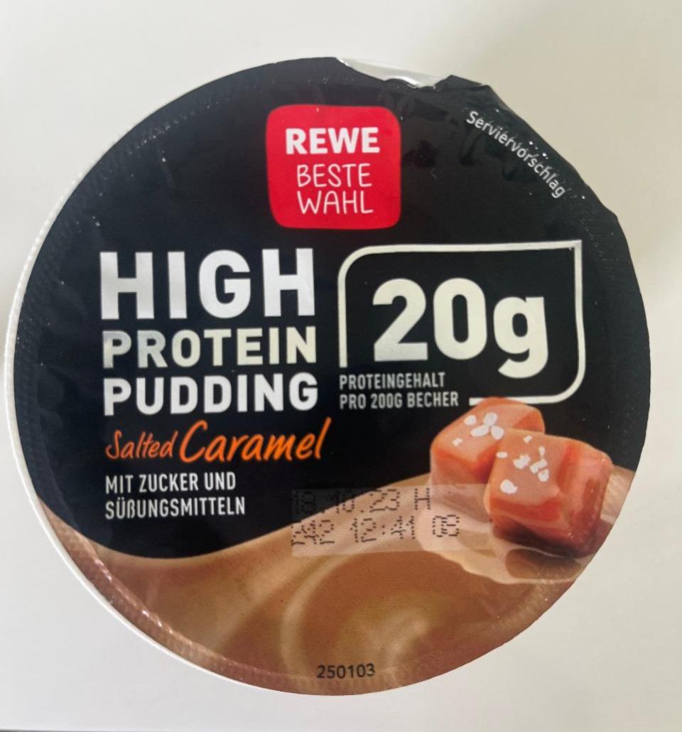 Фото - High Protein Pudding Salted Caramel Rewe Beste Wahl