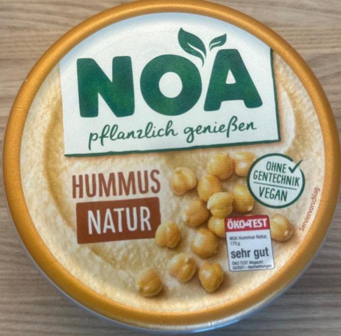 Фото - Закуска з нуту хумус натуральний Hummus natur Noa