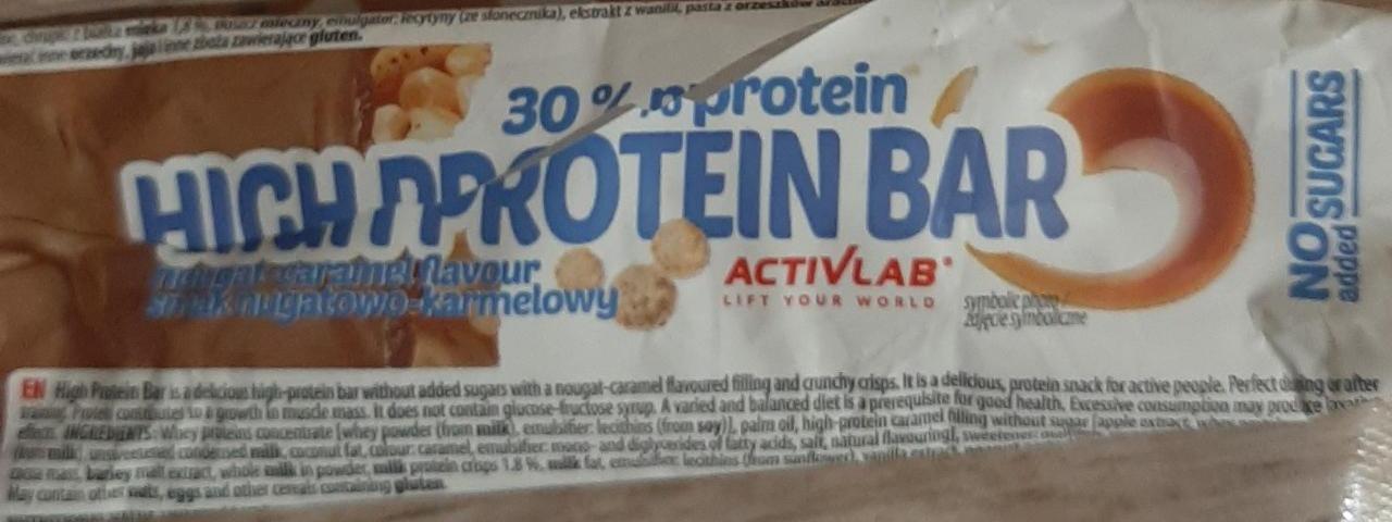 Фото - Протеїновий батончик High Protein Bar 30% ActivLab