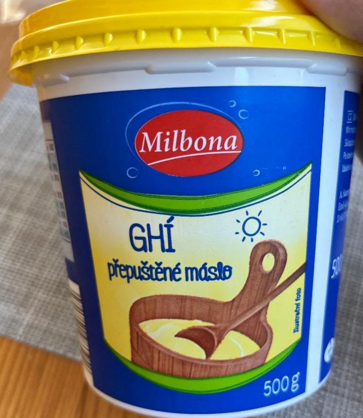 Фото - Ghí přepuštěné máslo Milbona