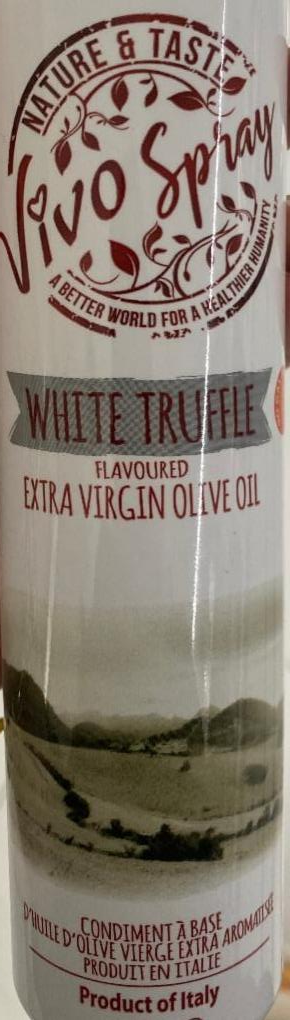 Фото - Оливкова олія класу Екстра Вірджин першого холодного віджиму з ароматом білого трюфелю Vivo Spray