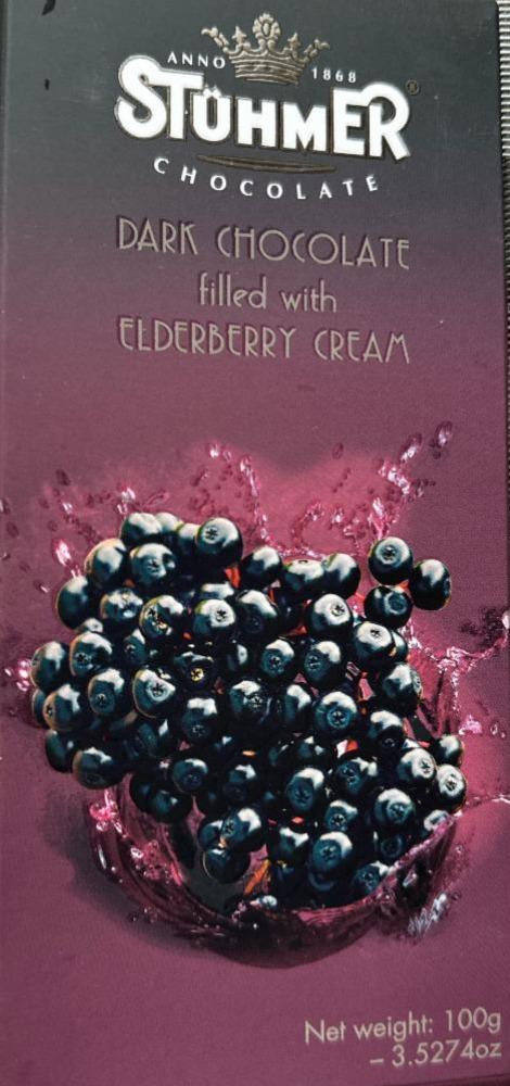 Фото - Dark chocolate filled with elderberry cream Stühmer