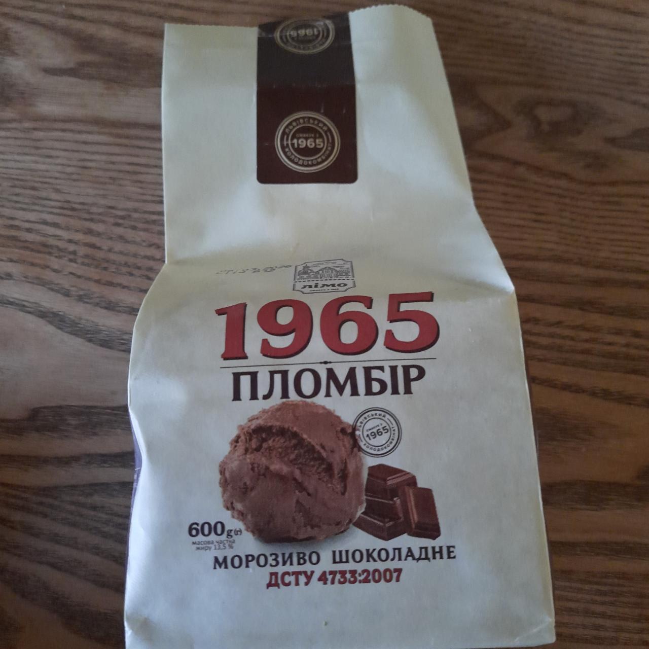 Фото - Морозиво шоколадне Пломбір 1965 Лімо
