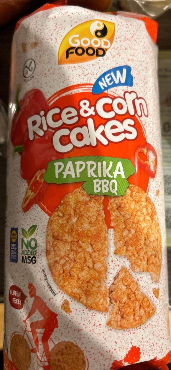 Фото - Хлібці кукурудзяні рисові Паприка-Барбек'ю Rice Corn Cakes Paprika BBQ Good Food