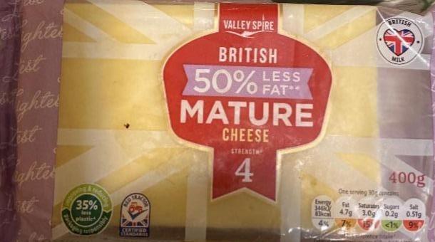 Фото - Британський зрілий сир 50% жиру Valley Spire