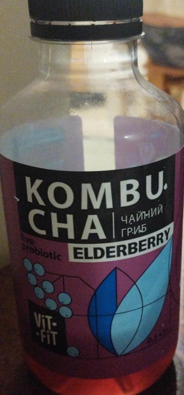 Фото - Напій Чайний гриб Kombucha Elderberry Vit-fit