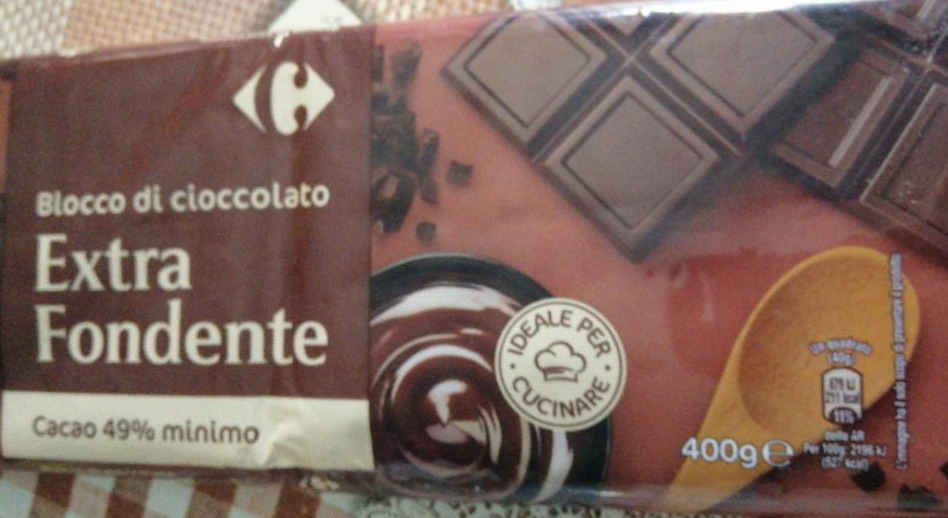 Фото - Шоколад 49% чорний Ciccolato Extra Fondente Carrefour
