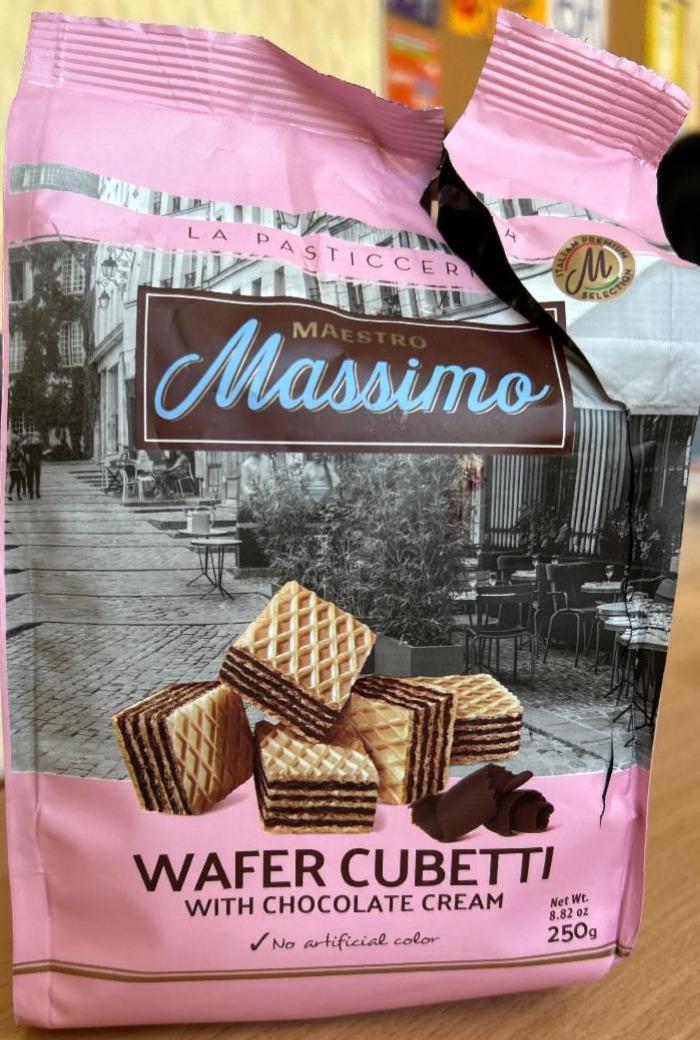 Фото - Вафлі зі смаком шоколадного крему Maestro Massimo