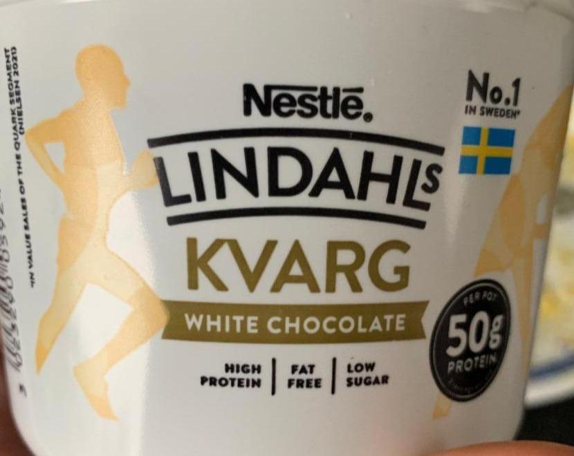 Фото - Kvarg white chocolate Lindahls