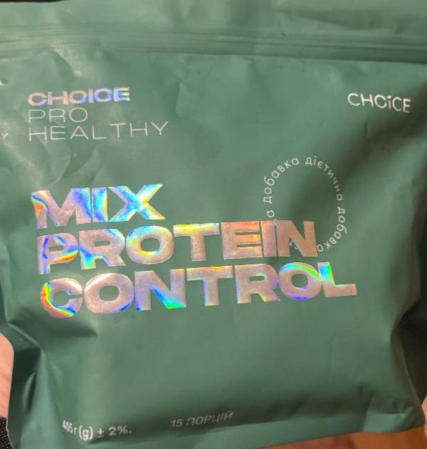 Фото - Дієтична добавка Pro Healthy Mix Protein Control Choice