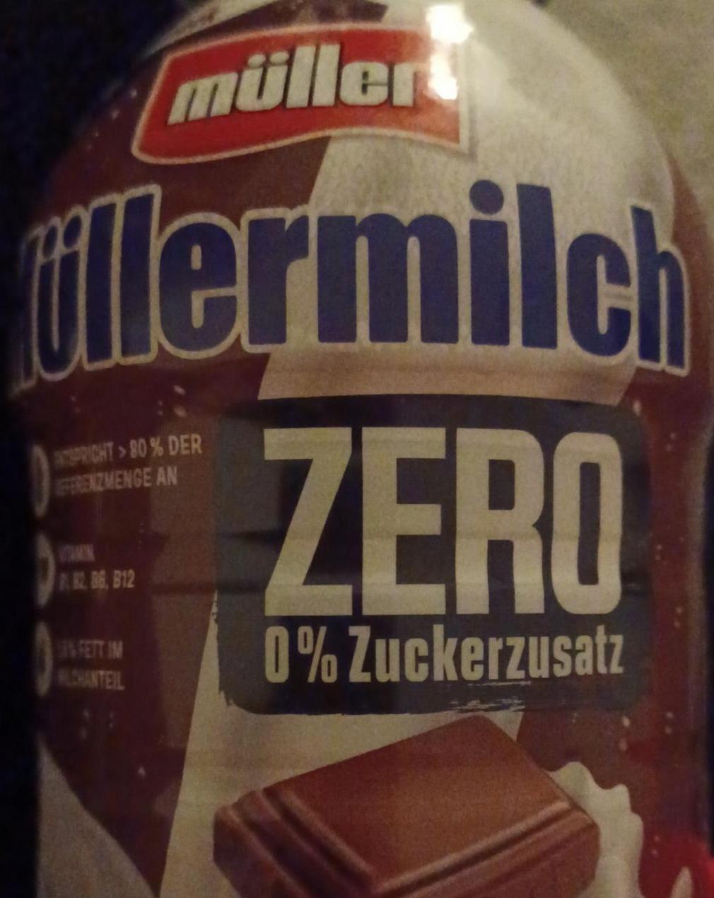 Фото - Müllermilch Zero 0% Zuckerzusatz Schoko-Geschmack Müller
