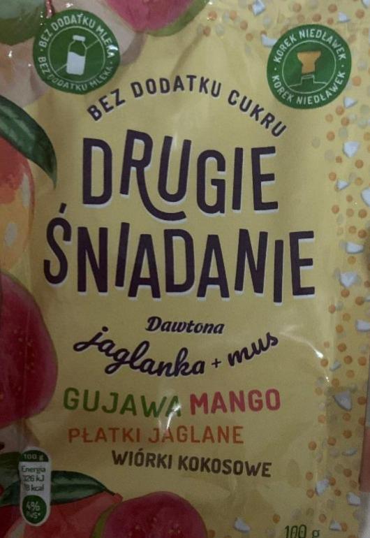 Фото - Другий сніданок Ягланка + мус з гуави манго пластівці просо кокос Dawtona