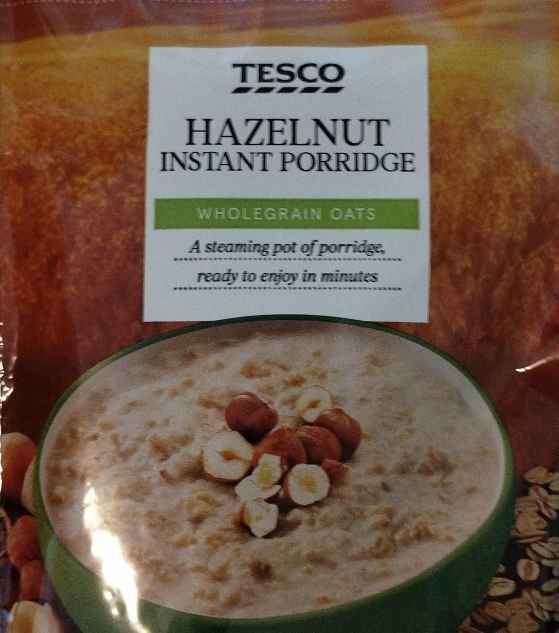 Фото - Hazelnut instant porridge Tesco