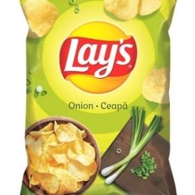 Фото - чіпси картопляні зі смаком молодої зеленої цибулі Lay's