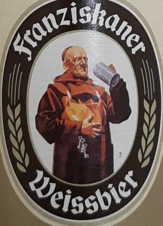 Фото - Пиво 5% світле пастеризоване Premium Weissbier Naturtrüb Franziskaner