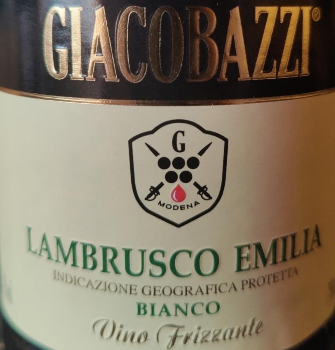 Фото - Вино ігристе напівсолодке біле Chiarli Lambrusco dell 'Emilia Bianco Giacobazzi