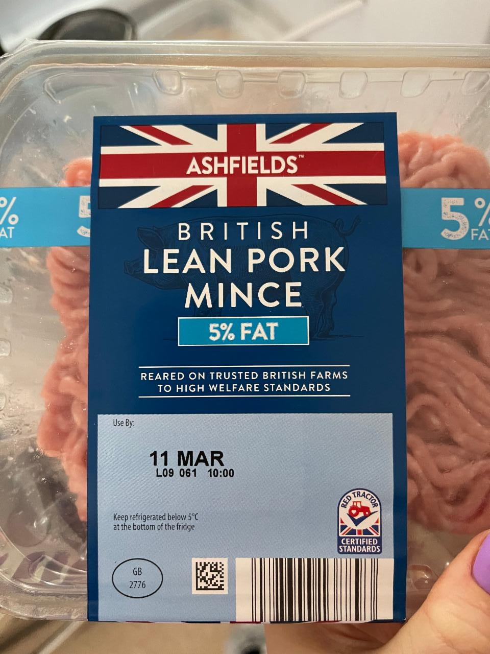 Фото - Фарш зі свинини British Lean Pork Mince Ashfields