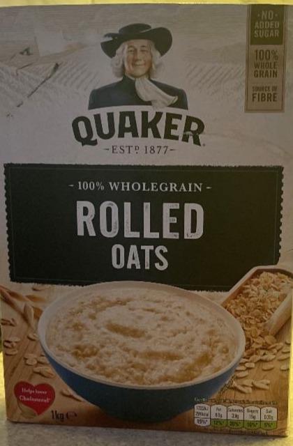 Фото - Wholegrain rolled oats Quaker