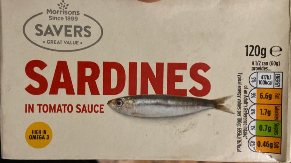 Фото - sardines in tomato sauce Savers