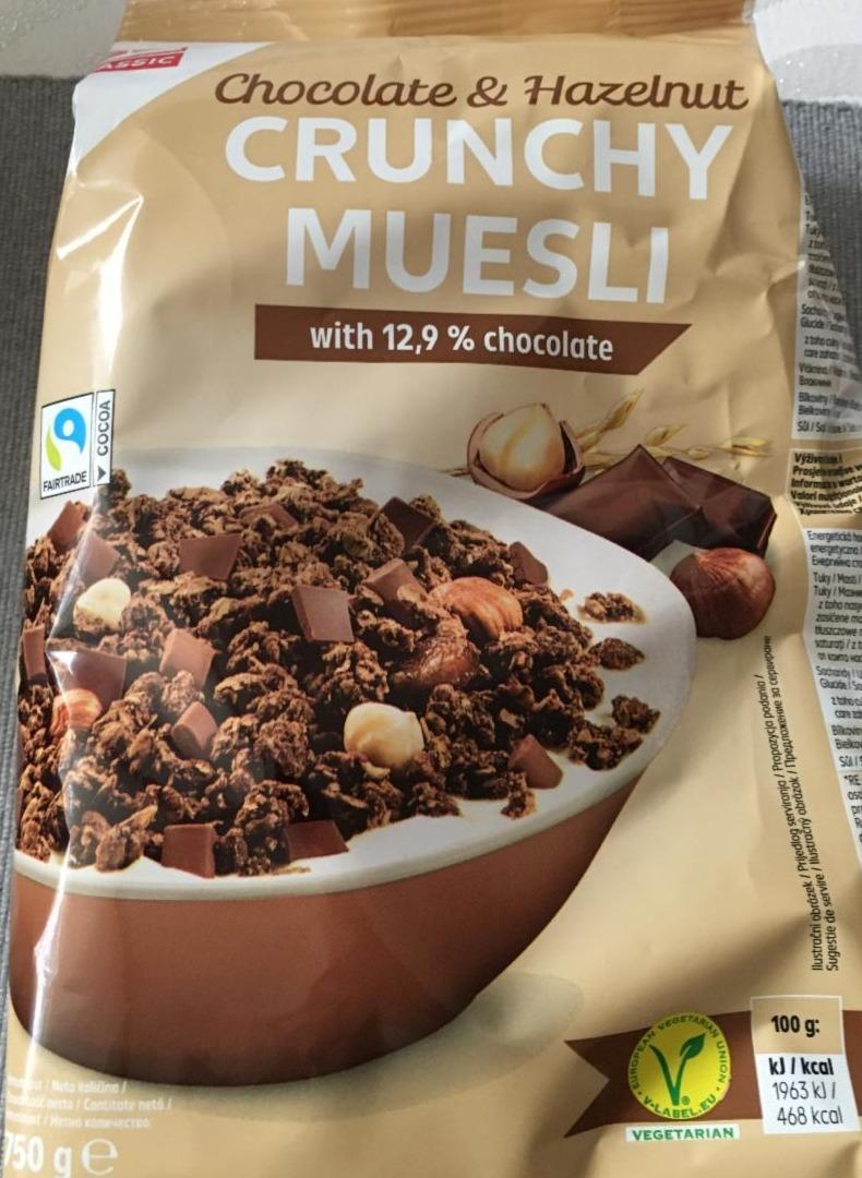 Фото - Мюслі шоколадні з горіхами Muesli Crunchy Chocolate & Hazelnut K-Classic