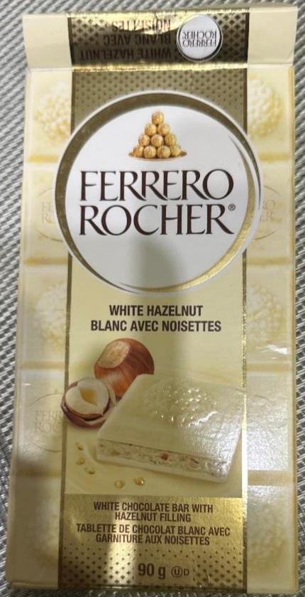 Фото - White hazelnut blanc avec noisettes Ferrero Rocher