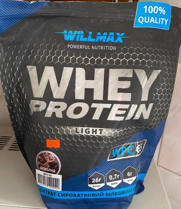 Фото - концентрат сироваткового білка шоколад whey protein Willmax