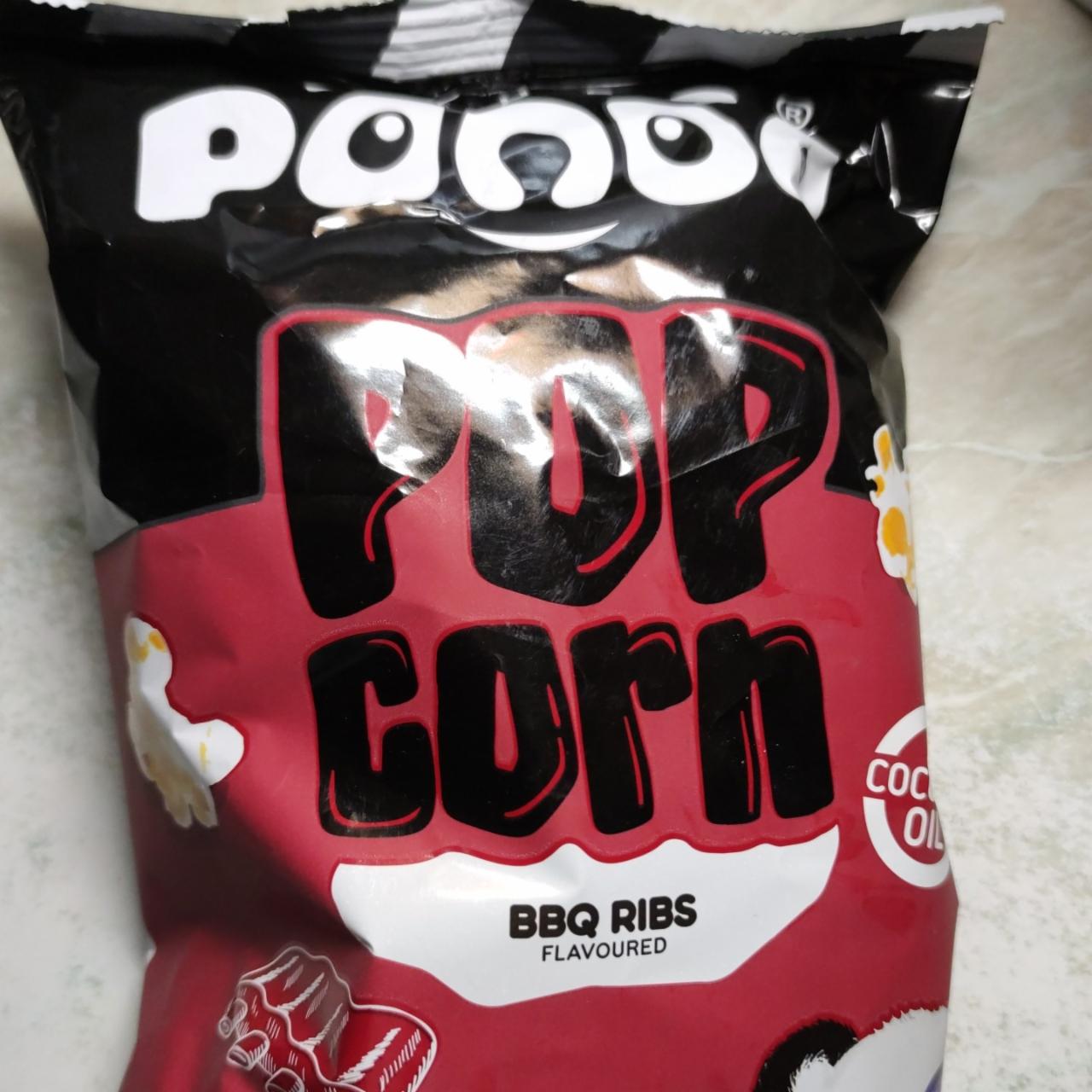 Фото - Попкорн зі смаком реберець барбекю Pop Corn The Panda