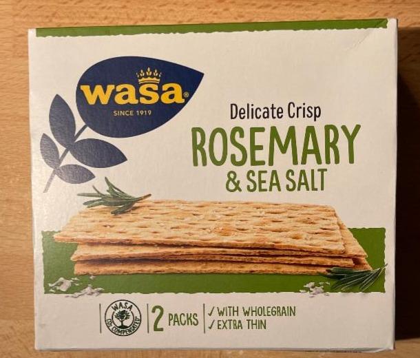 Фото - Rosemare &sea salt crisps Wasa