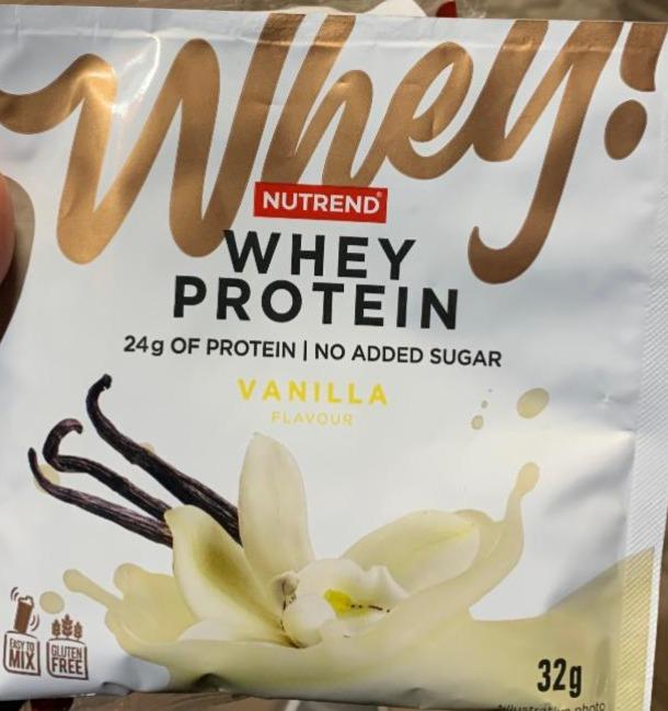 Фото - Whey Protein Vanilla flavour Nutrend
