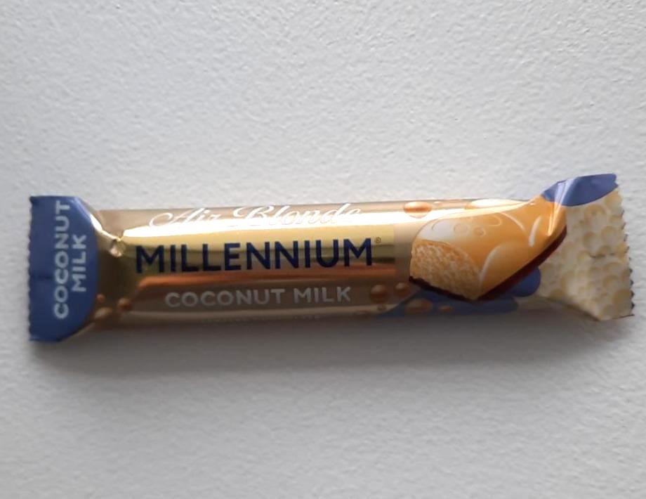 Фото - Шоколад білий та молочний пористий Coconut Milk Air Blonde Millennium