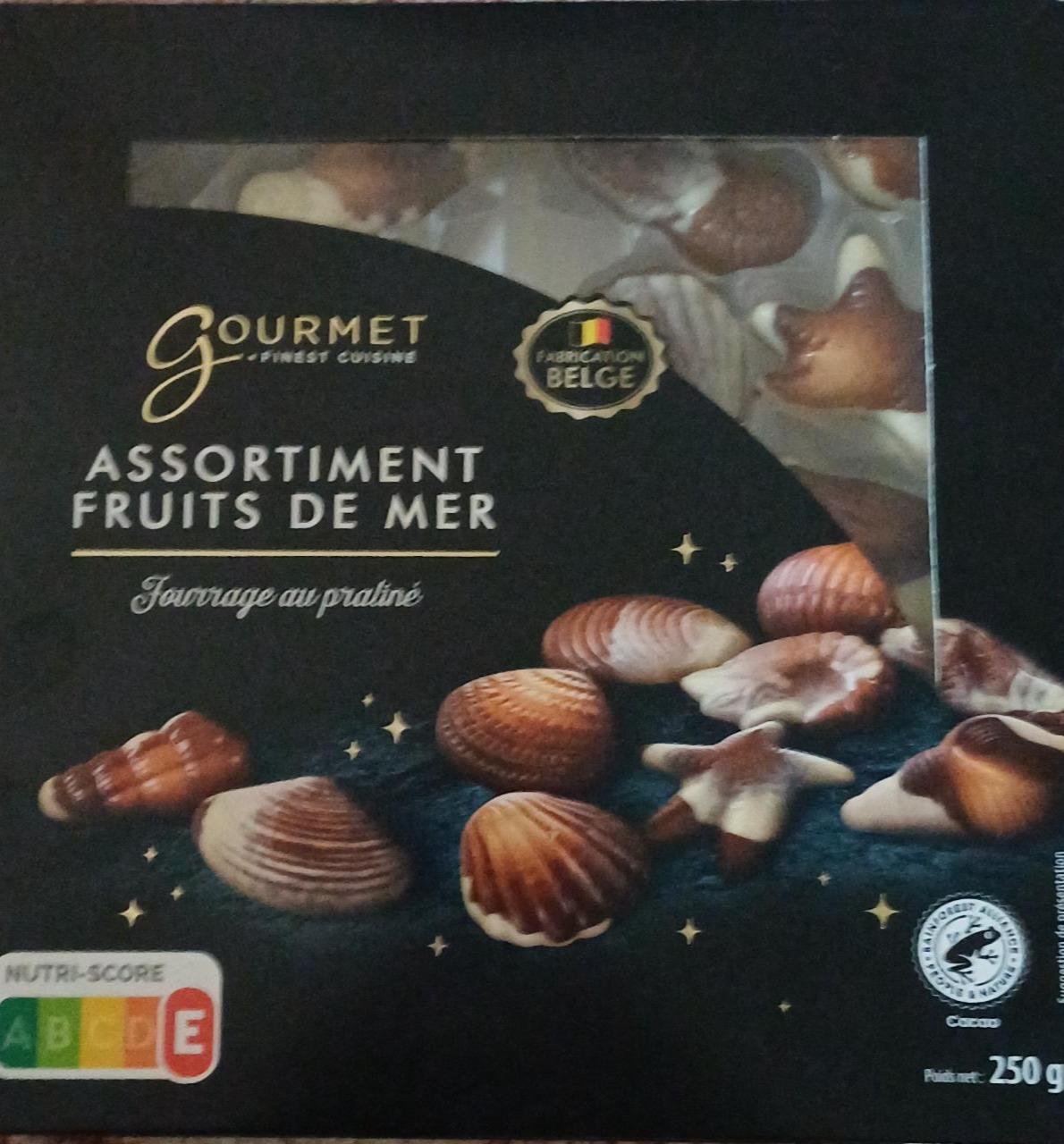 Фото - Асортимент шоколадних морських ракушок Gourmet