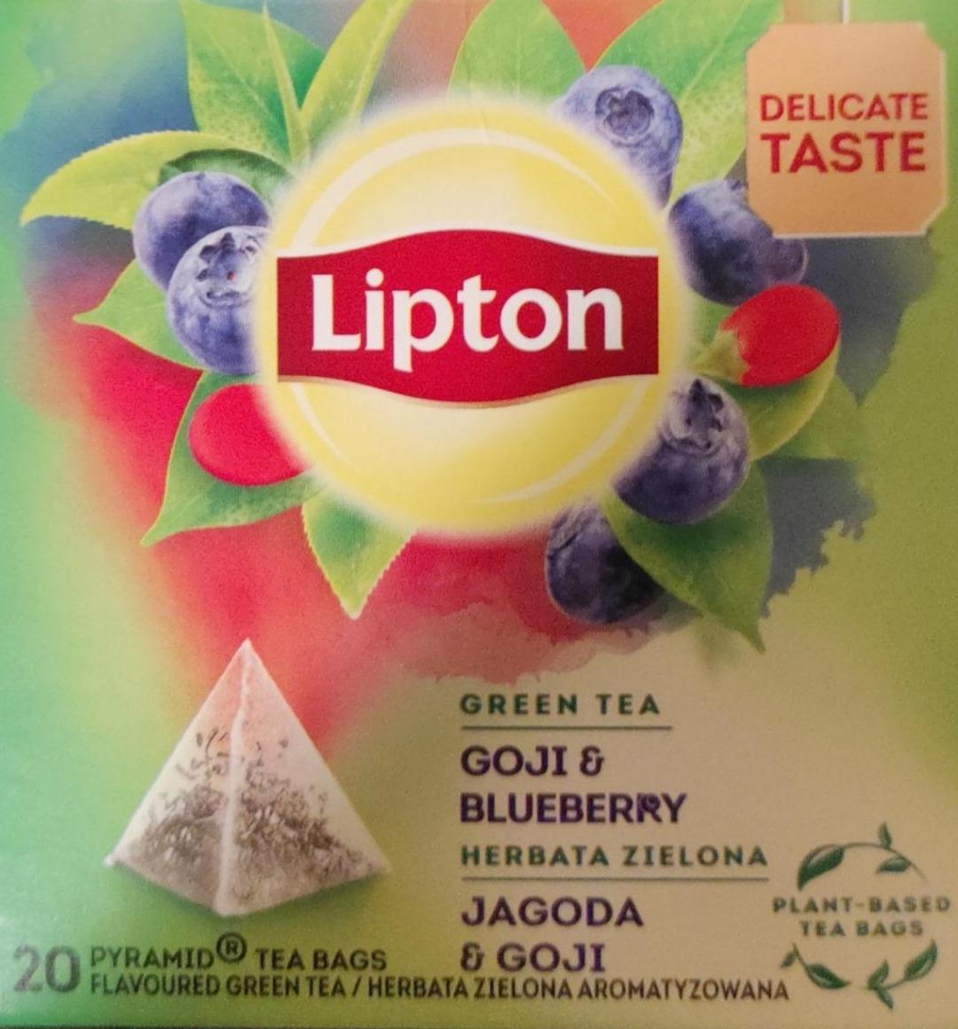 Фото - Чай зелений Goji & Blueberry Lipton