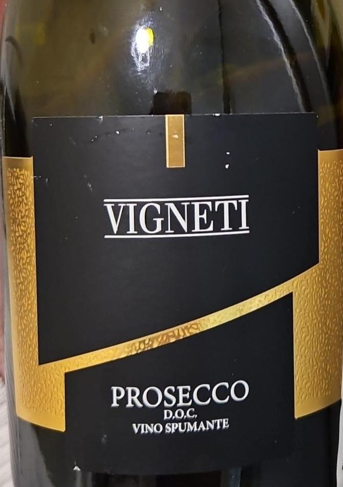 Фото - Вино ігристе Prosecco Spumante DOC біле екстра сухе 11% Vigneti