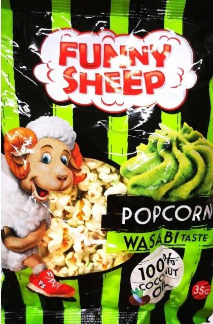 Фото - Попкорн солоний з ароматом васабі Funny Sheep