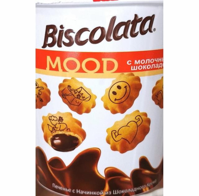 Фото - Печиво з шоколадно-кремовою начинкою Biscolata Mood