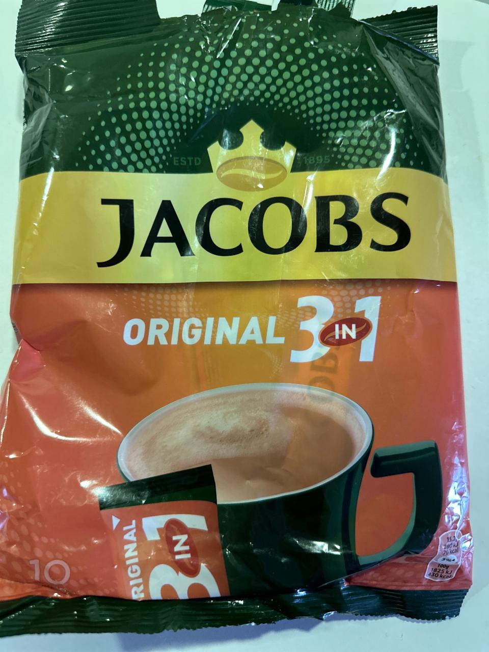Фото - Напій кавовий розчинний Original 3в1 Jacobs